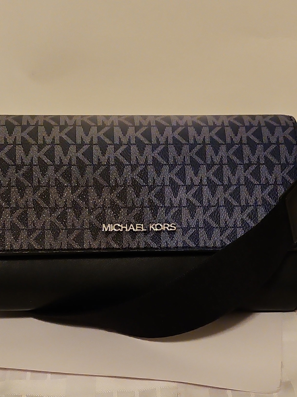 Michael Kors Black & Charcoal Signature Crossbody Bag